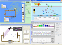 Atomic Interactions simulation screenshot