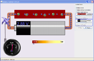 Battery-Resistor Circuit Screenshot