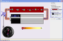 Screenshot of the simulation 電池-電阻 電路