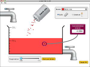 Concentration simulation