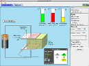 Screenshot of the simulation Capacitor Lab