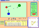 Screenshot of the simulation Collision Lab 碰撞實驗室