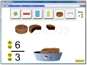 Fractions Intro simulation