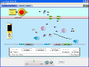 Screenshot of the simulation Gene Machine: The Lac Operon 基因機器: 乳糖操縱組 