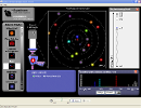 Screenshot of the simulation Models of the Hydrogen Atom 氫原子的模型
