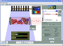 Screenshot of the simulation 雷射