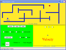 Screenshot of the simulation 迷宮遊戲