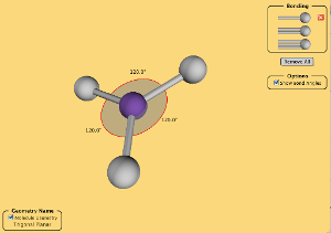 Molecule Shapes: Basics 分子的形狀：基礎篇 螢幕截圖