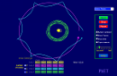 Screenshot of the simulation 我的太陽系