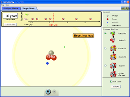 Screenshot of the simulation Beta 衰變